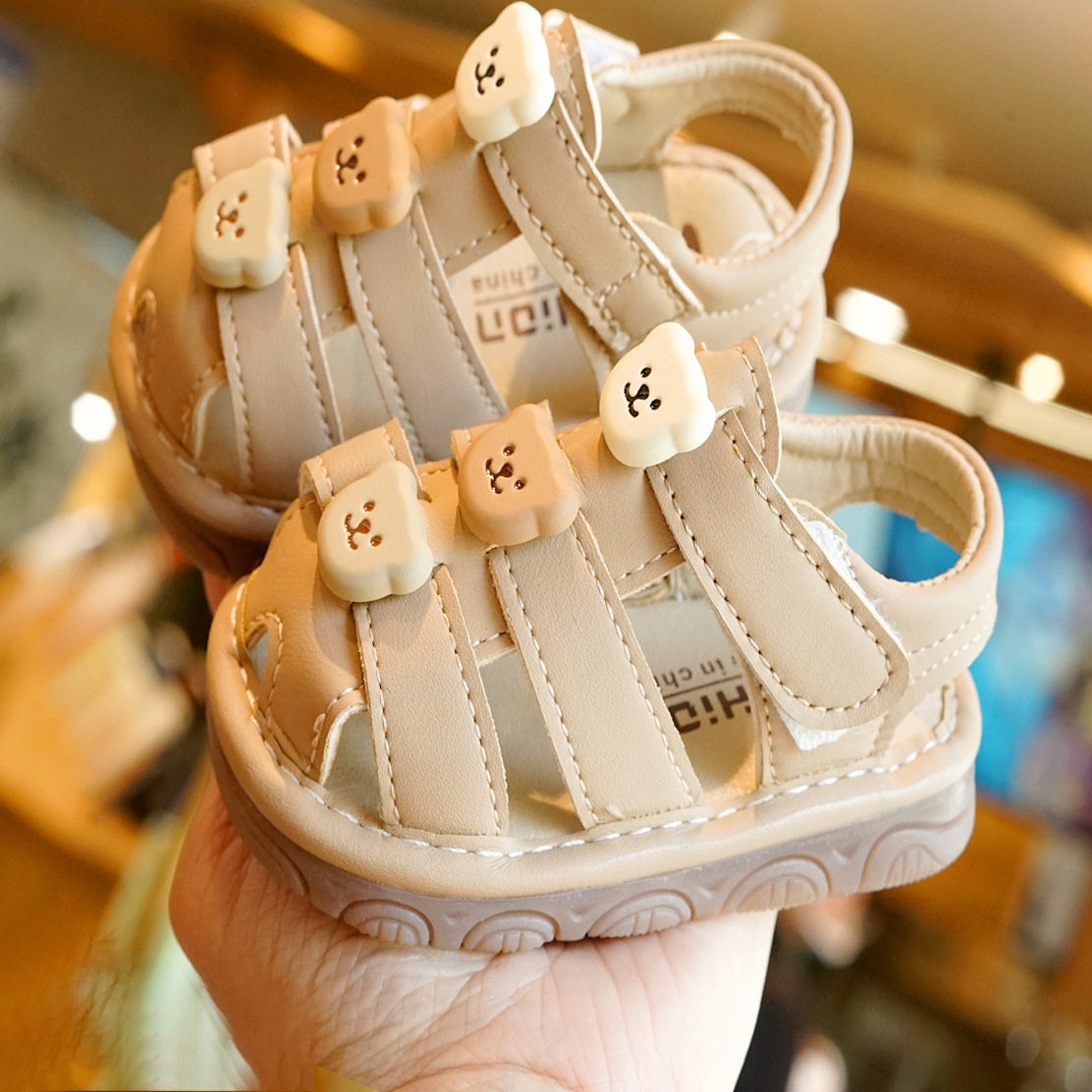 学步鞋夏季凉鞋初学者宝宝鞋子1-2岁婴儿鞋子软底防滑透气叫叫鞋,淘宝优惠券,粉丝福利购,淘宝优惠卷