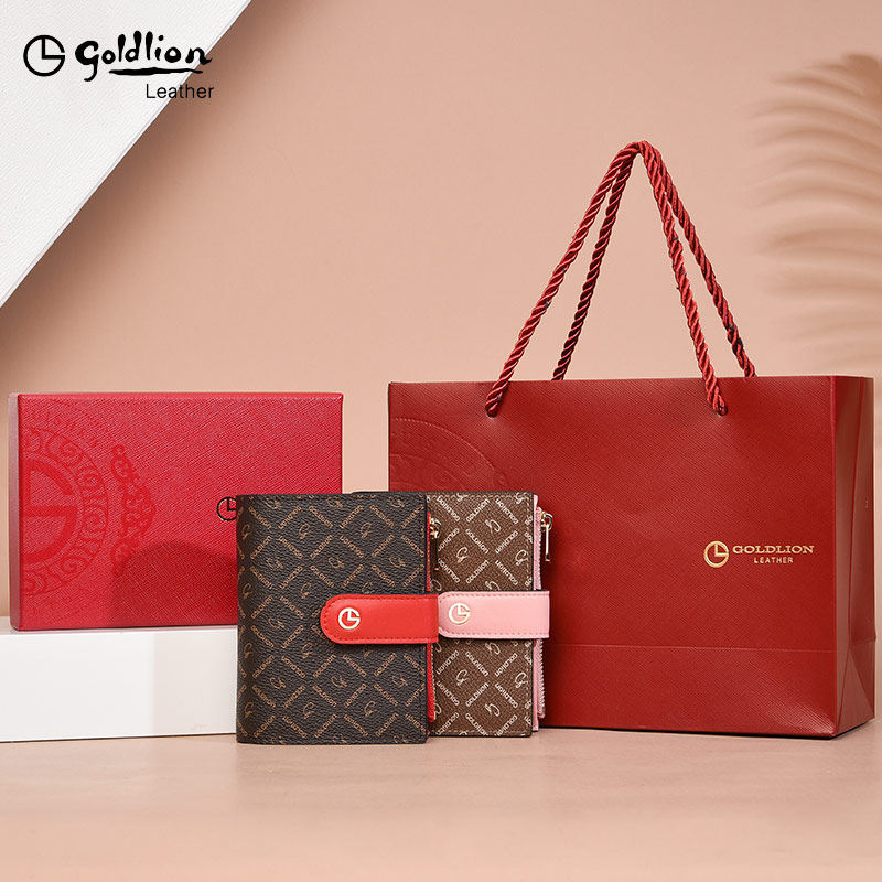 金利来女士短款2020新款时尚零钱包 金利来若羽钱包