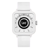 Lee, квадратные креативные дизайнерские мужские часы для влюбленных, кварцевый силиконовый ремешок для часов