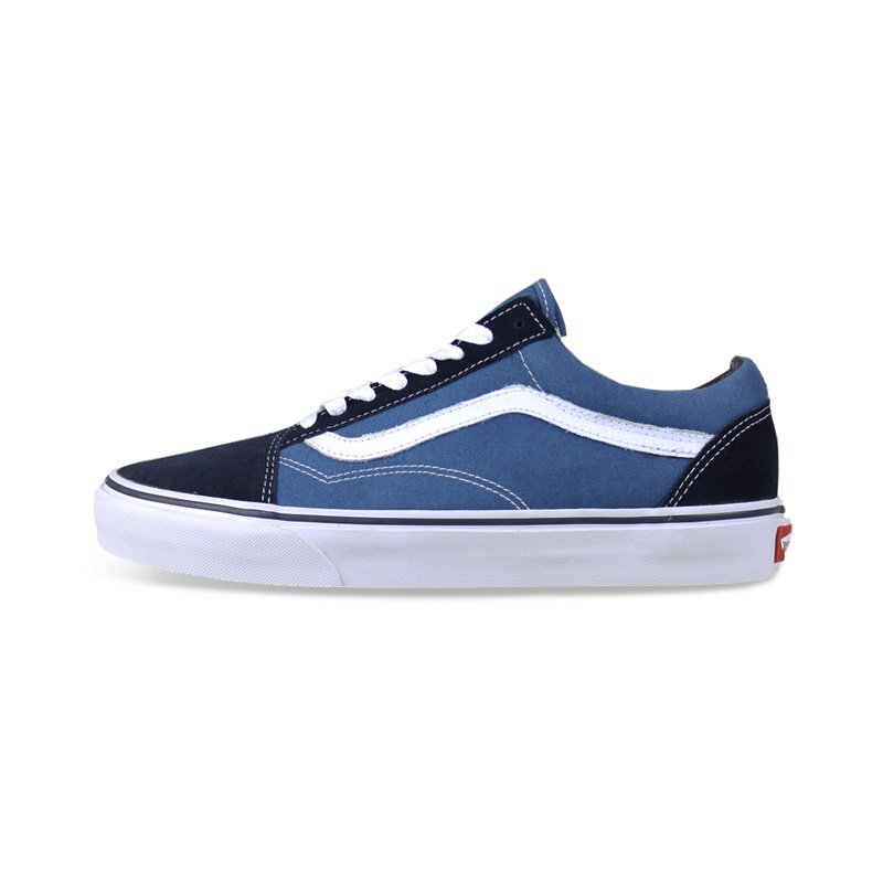 Vans Old Skool OS经典款海军蓝低帮男女鞋帆布滑板鞋VN000D3HNVY - 图3