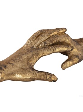 现 纽约下城公园进口uttermost若有所思祈福金手指桌面摆设书房