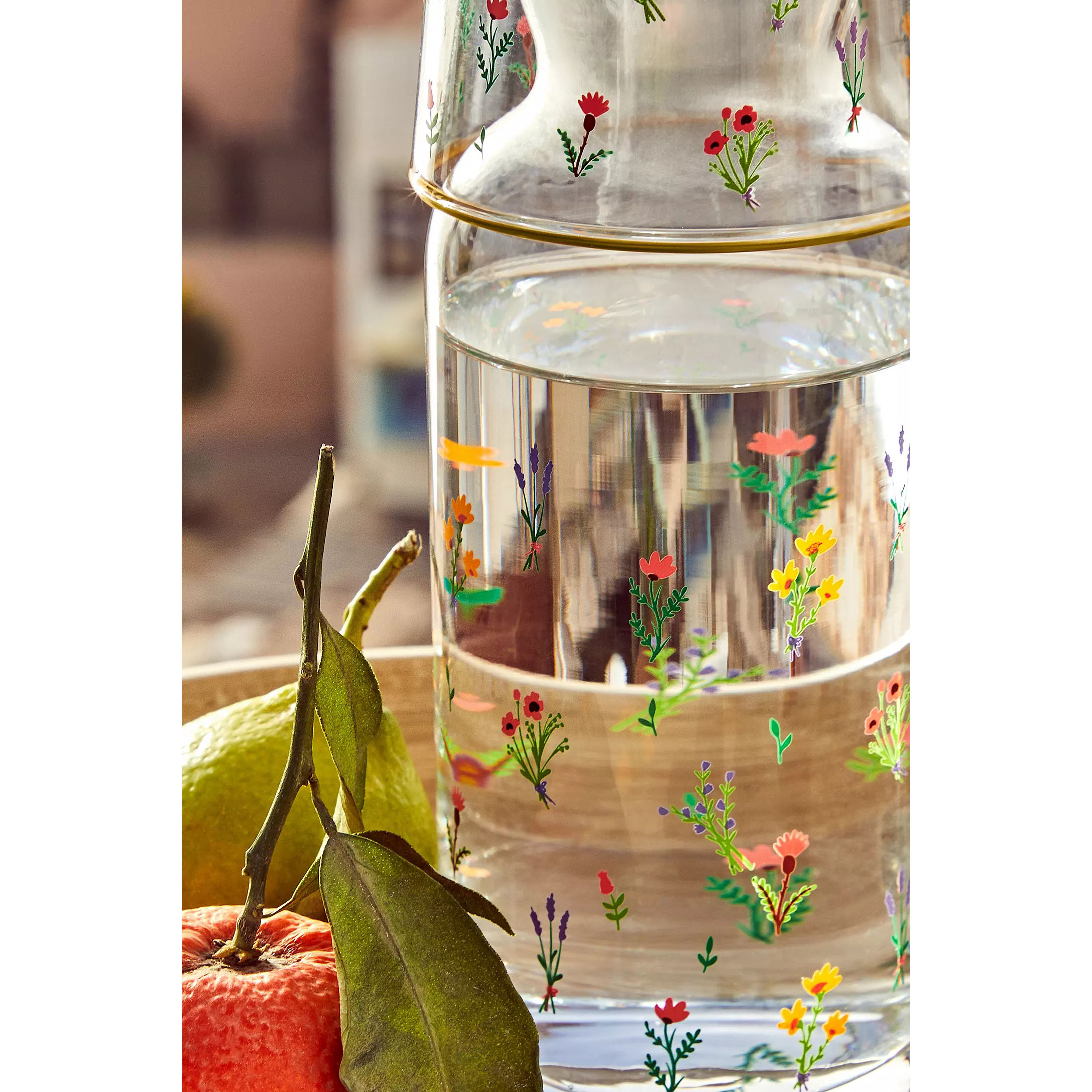 现 纽约下城公园进口落英缤纷独自小酌一人饮冷水壶和水杯套装 - 图2