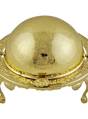 公主旋转古典装饰黄油盘装饰摆件