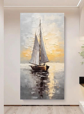 大芬村手油画玄关客厅装饰画