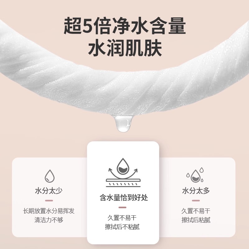 果果阿成婴儿湿巾手口湿巾纸新生儿宝宝儿童湿纸巾大包家庭实惠装
