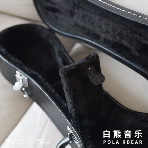 白熊音乐尤克里里琴盒加厚琴箱23寸26寸ukulele高档皮质琴盒 防撞 - 图2