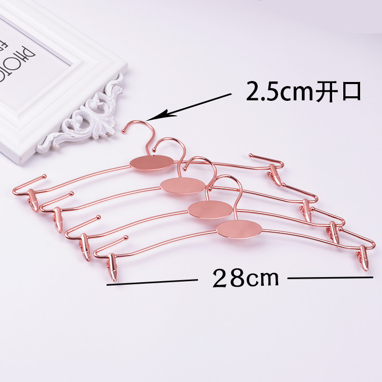 金属内衣架服装店定制女士内衣挂内裤文胸架子内衣店金色夹子包邮,淘宝优惠券,粉丝福利购,淘宝优惠卷