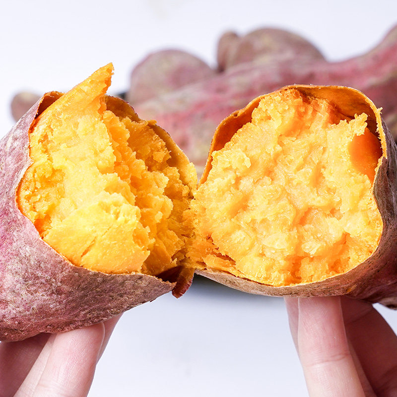 新鲜红薯5斤农家自种小红薯山芋 壹农壹果番薯