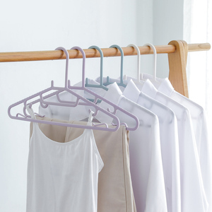 20个欧式多功能加厚宽肩无痕衣架