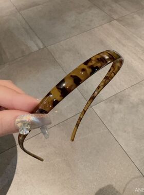 亚克力不勒头眼镜发箍新款气质细款压发头箍女百搭洗脸高级感发卡