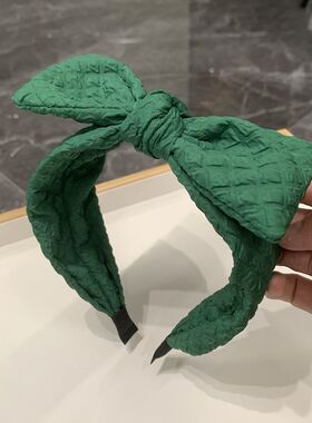 新款网红气质发箍蝴蝶结发箍成人夏季外出黑色头箍高级爆款发卡女