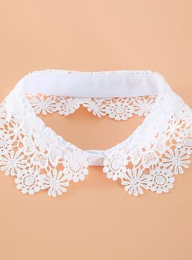 单领假领子女衬衫蕾丝衣领秋季百搭花边娃娃围脖装饰领假领子新款