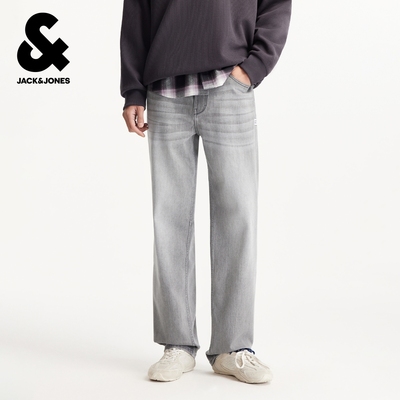 [四季恒温]903杰克琼斯复古直筒水洗猫须中灰牛仔裤长裤子男装