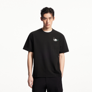 【重磅凉感】杰克琼斯男装春新款熊猫T恤