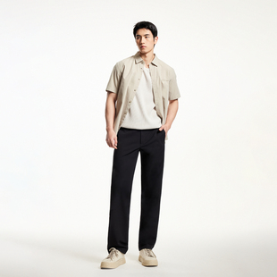 杰克琼斯男装春季防泼水休闲长裤