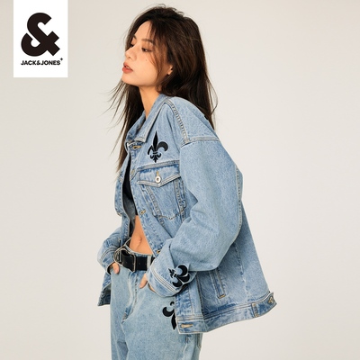 杰克琼斯男装新款牛仔夹克外套