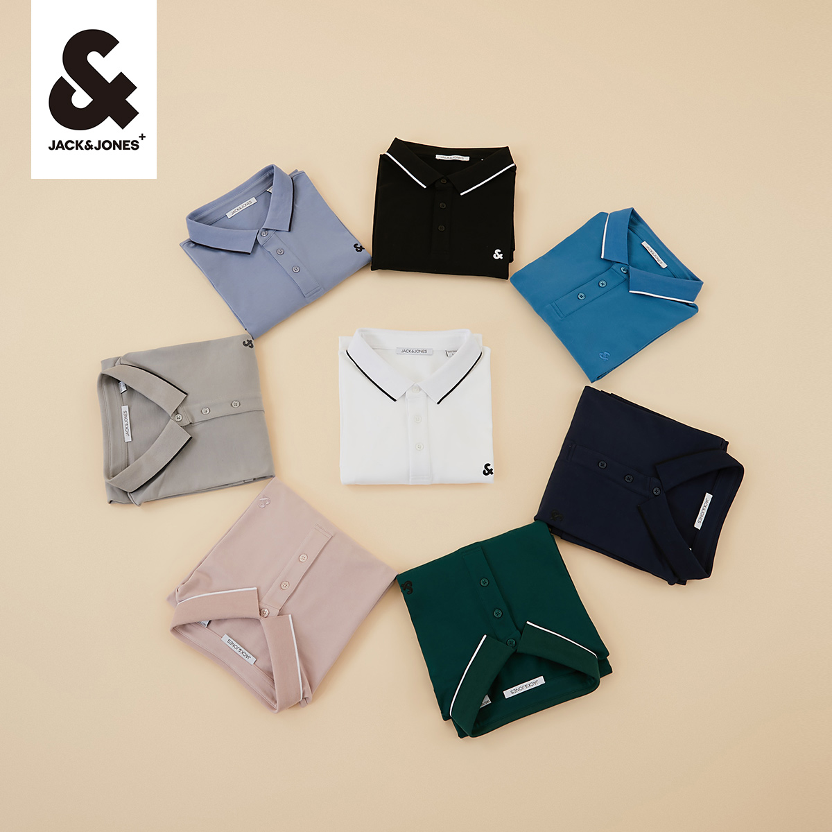 SHIRT 恤衫 T 杰克琼斯短袖男春季翻领 POLO 潮流多色运动休闲刺绣棉 SHIRT 恤衫 T 杰克琼斯短袖男春季翻领 POLO 潮流多色运动休闲刺绣棉