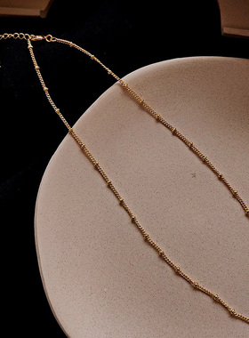 简约唯美清冷感项链秀气时尚素链