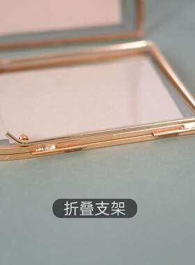 北欧圆弧铜材玻璃相框植物标本框