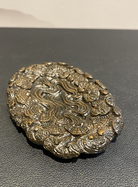 灵芝雕刻手把件人物瑞兽奇石置物底座