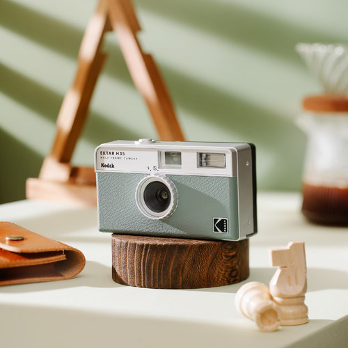尹材赫同款 柯达KODAK EKTAR H35半格胶卷相机135胶片有闪灯 - 图1