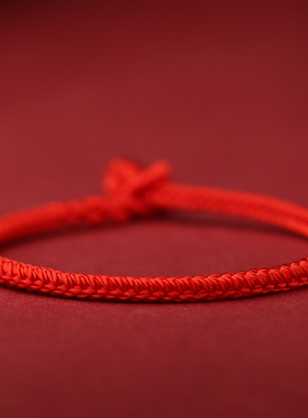 兔年本命年红绳手链红手绳属兔
