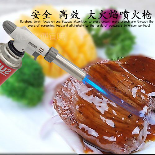 喷火枪火焰枪便携式烘焙喷灯高温喷枪瓦斯抢点火器烧猪毛液化气伙 - 图3