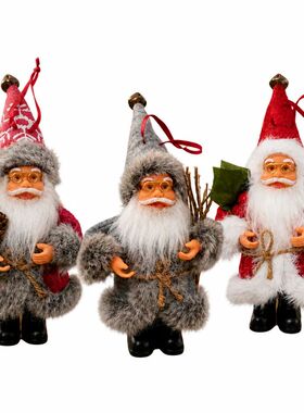 Christmas Old Man Pendant Nordic Christmas Vintage Glasses H