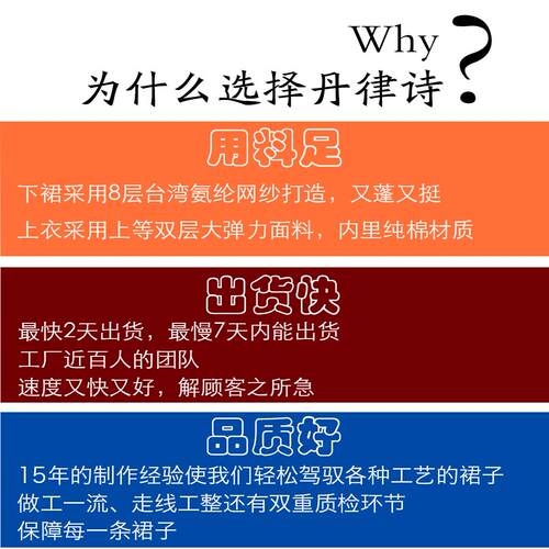 丹律诗订做粉色儿童仙女娃娃芭蕾舞tutu盘裙考级比赛演出服蓬蓬裙 - 图3