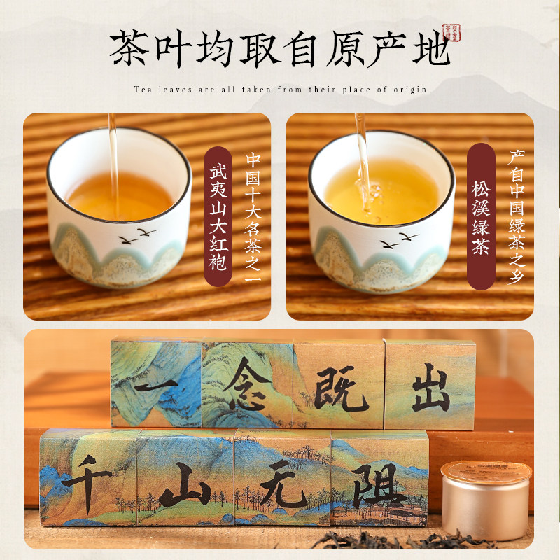 2024新款文创茶叶礼盒高档送长辈爸爸生日礼物退休男领导老外老师