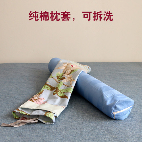 决明子护颈椎专用枕头脖富贵包反弓变直牵引矫正理疗睡觉硬圆柱形 - 图1