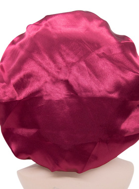 silk hair bonnet Satin Bonnets Cap Night Sleep Hat Hair Bon