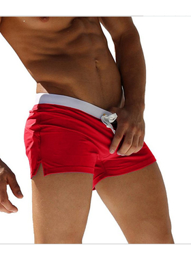 Men's swimming shorts 2023 sportswear男士游泳短裤纯色运动服