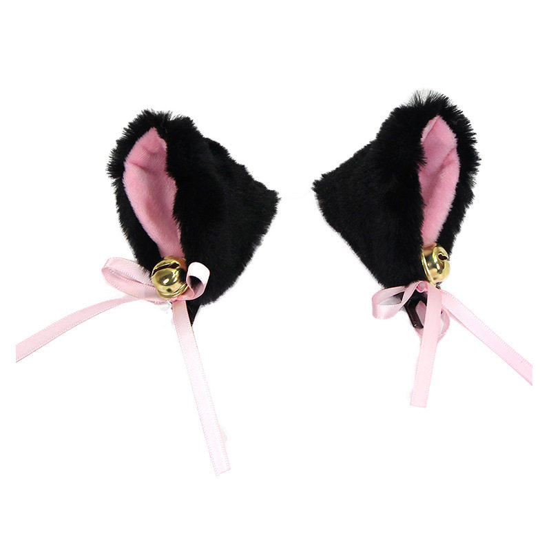 铃铛猫耳朵猫系发夹可爱毛绒COS超萌狐狸耳朵头饰头箍发卡少女萌,淘宝优惠券,粉丝福利购,淘宝优惠卷