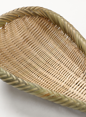 竹编长柄漏勺淘米过滤厨房用品