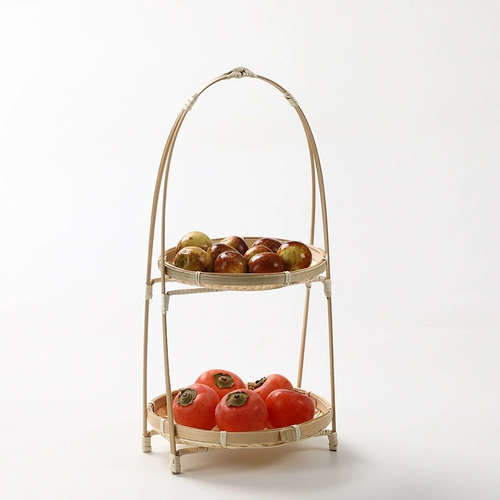 Ручная бамбуковая корзина ручной работы дома для отдыха пластинка для фруктов Корзина для поддона творческая маленькая бамбуковая корзина Свадебная бамбуковая полоса корзина бамбука