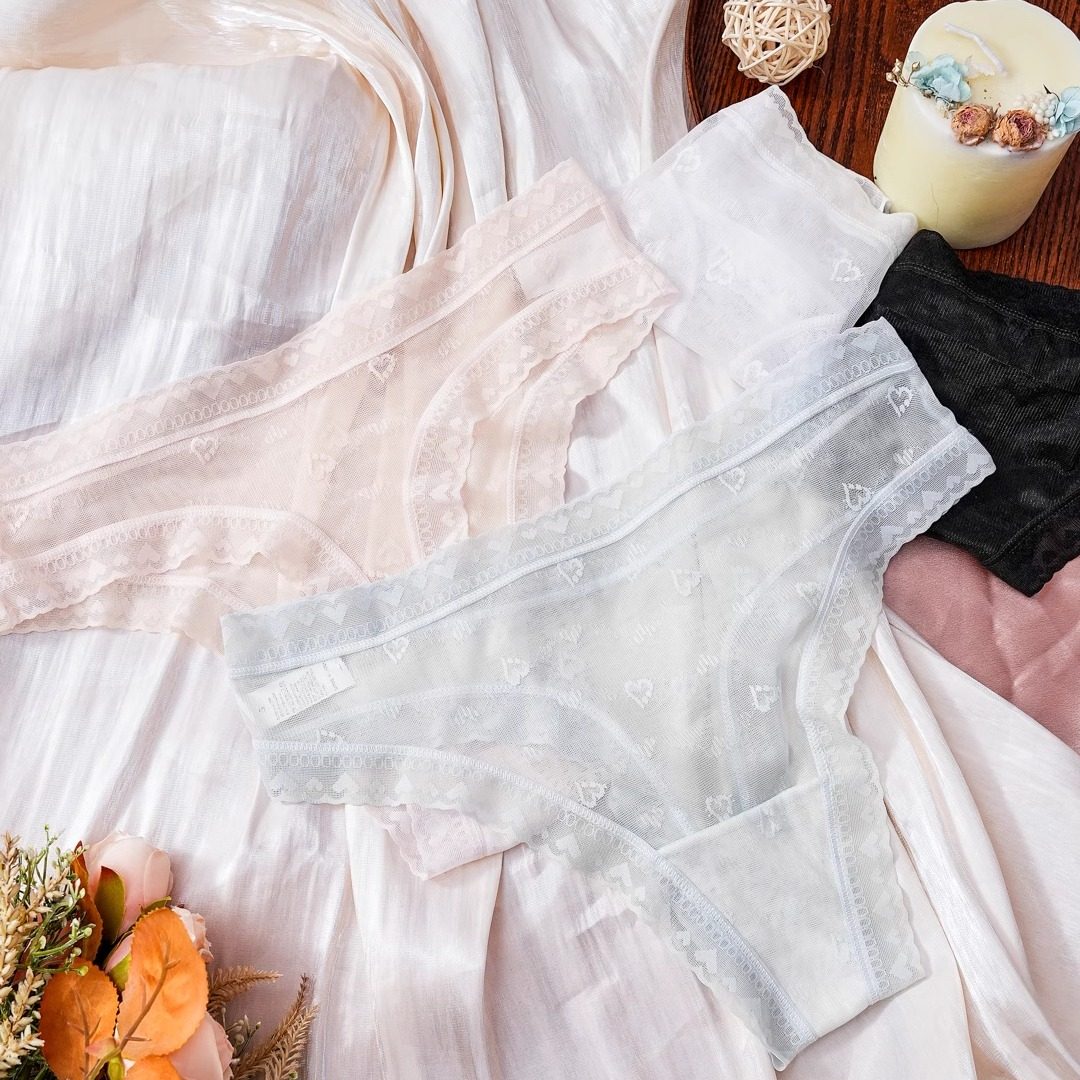 CINVIK梦幻蕾丝网纱性感丁字裤镂空迷人蜜桃臀棉裆加三角女士内裤,淘宝优惠券,粉丝福利购,淘宝优惠卷