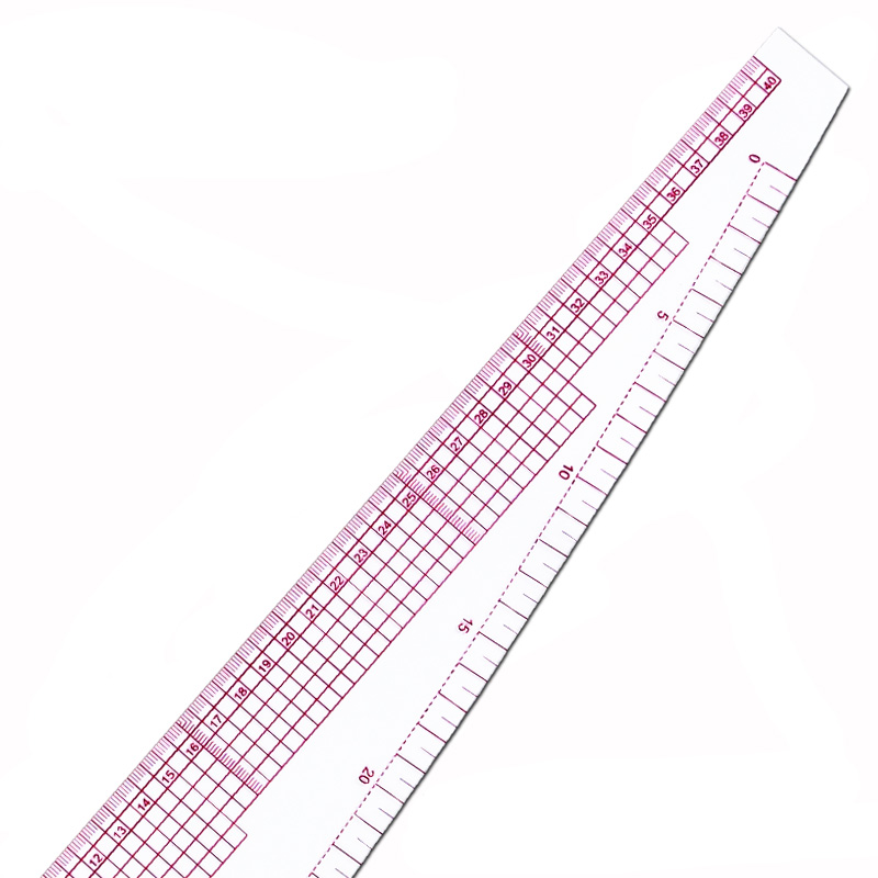 多功能服装尺6501服装设计打板尺曲线尺曲线板内置刻度钩刀尺58CM - 图0