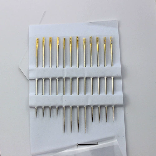 DIY ручной швейной иглы без швейной швейной иглы для пожилых людей не нужно проникать, 12 штук/сумки