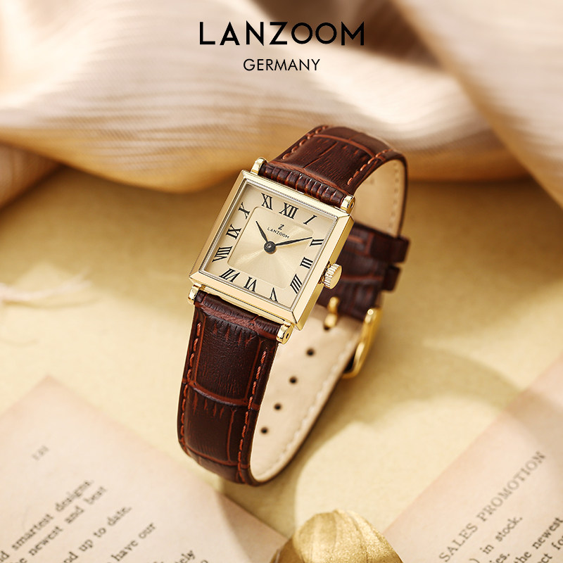 蓝族lanzoom女士女款轻奢小众手表 LANZOOM国产腕表