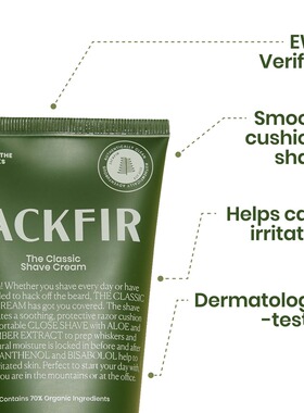 Jackfir芦荟黄瓜男士剃须膏148ml