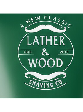 Lather&Wood桉树男士剃须膏6oz