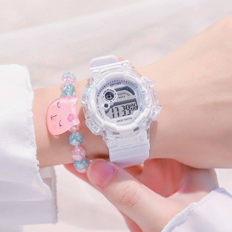 可爱樱花粉手表女孩儿童小学生多功能森系潮流夜光中学生电子手表,淘宝优惠券,粉丝福利购,淘宝优惠卷