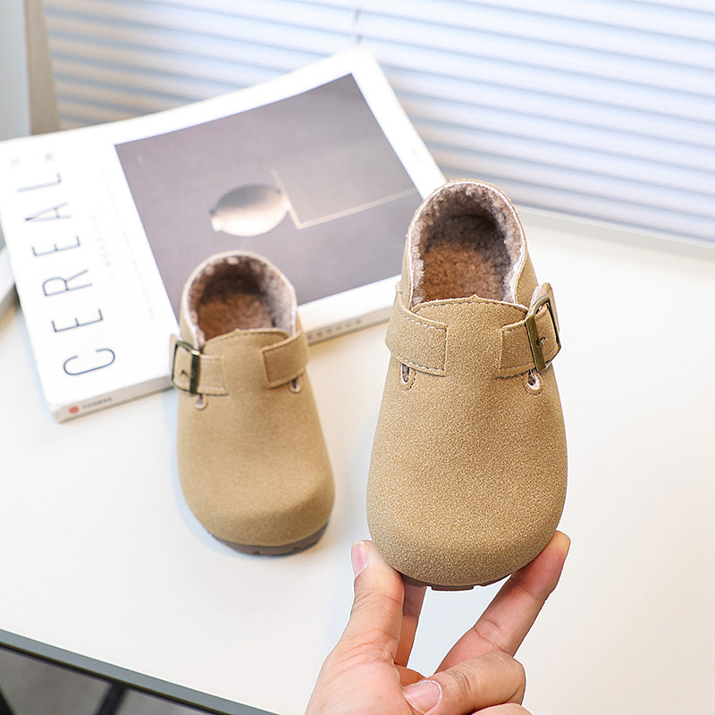 儿童加绒保暖勃肯棉鞋2025冬季新款女童韩版休闲鞋男童百搭豆豆鞋,淘宝优惠券,粉丝福利购,淘宝优惠卷