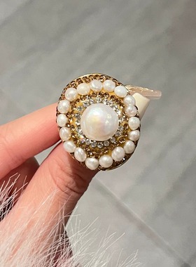 2025款夸张气质巴洛克戒指女