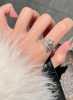 新款流星戒指女ins小众设计