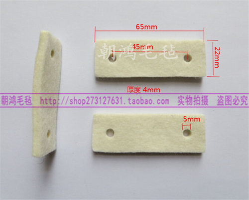 圆织机防尘垫片漆包线过线棉压线夹线毡清洁绕线机专用羊毛毡垫圈 - 图2