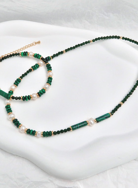 天然石珍珠手链项链爆款轻奢