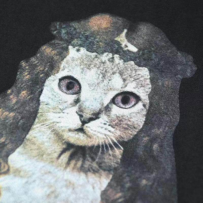 美国潮牌RIPNDIP 贱猫中指猫卫衣外套男女情侣款恶搞圣母圣婴画-RIPNDIP 