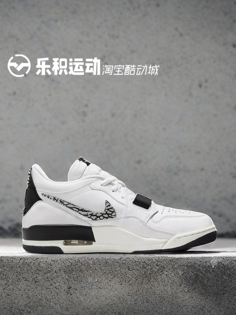 乐积运动JORDAN LEGACY 312LOW黑白龙年低帮复古篮球鞋CD7069-110 - 图0